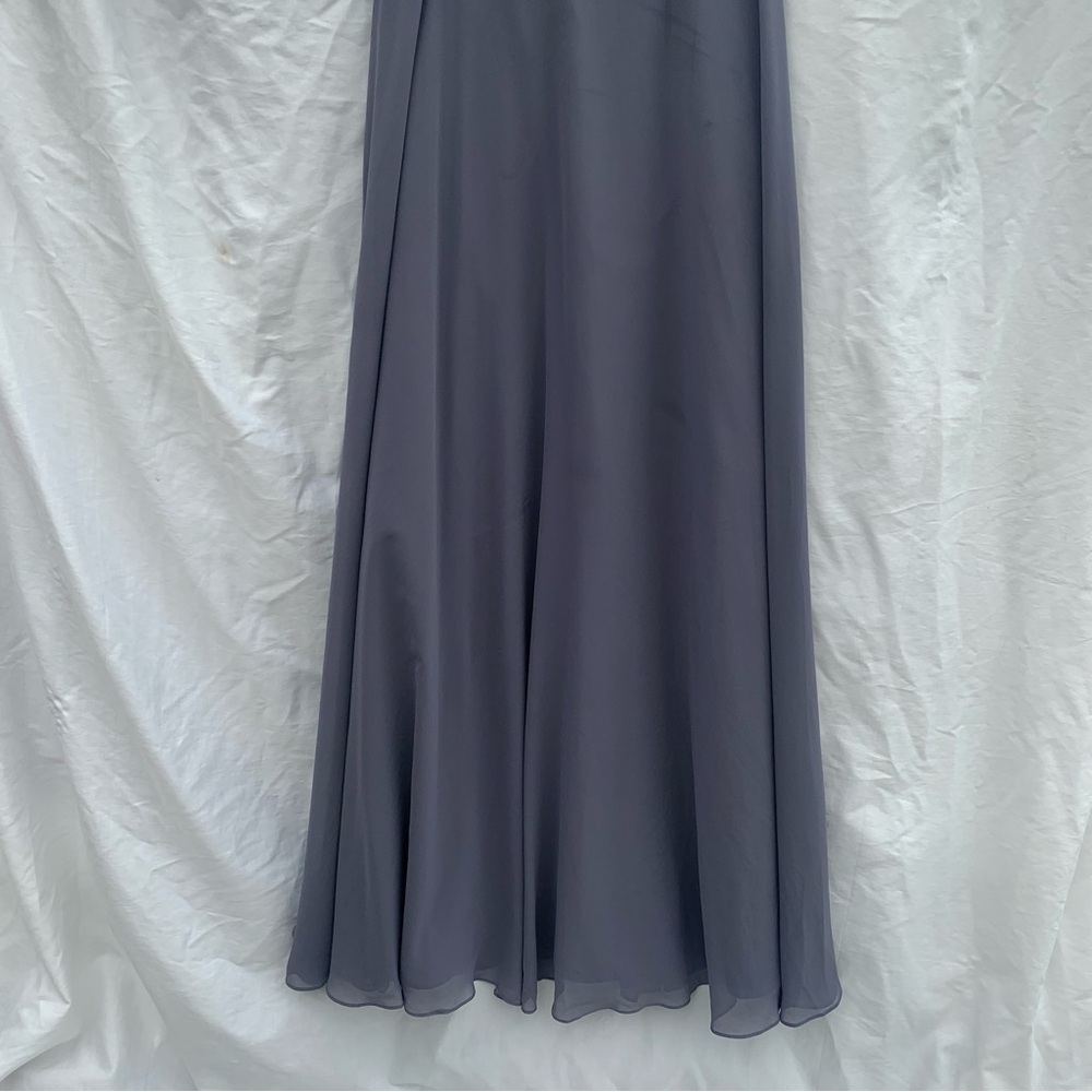 David’s Bridal Celebrate DB Studio Daydream Dress Flutter Sleeve Full Skirt Sz 0 - Picture 5 of 12
